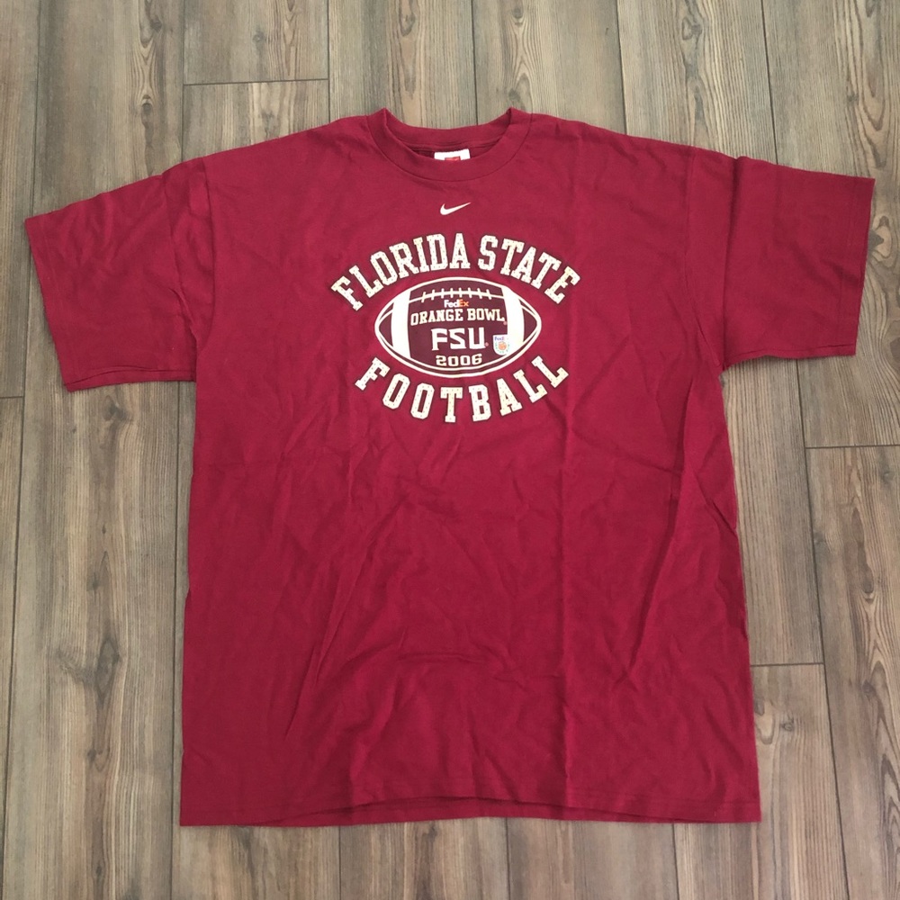 Garnet FSU 2006 Orange Bowl Shirt